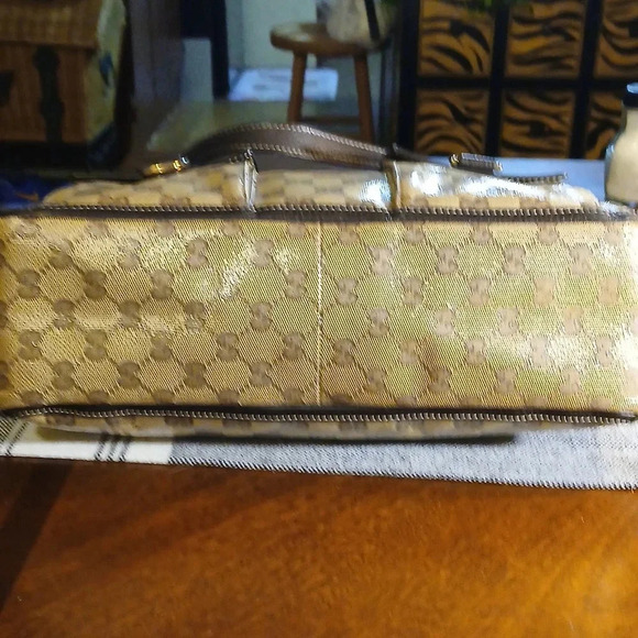 Gucci Brown Coated Tote Bag - Picture 5 of 16